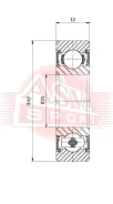 ��������� ������������� 25x47x12 Honda ASVA AB254712 AB254712 ����