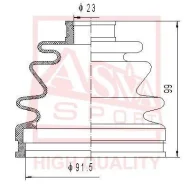 ������� ���� �������� ��� ������ 23x91,5x99 Mazda Honda Isuzu Acura ASVA ASBT-2114 ASBT2114 ����