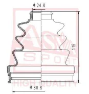 ������� ���� �������� ��� ������ 24x90x102 Toyota Camry88-96 ASVA ASBT-71 ASBT71 ����