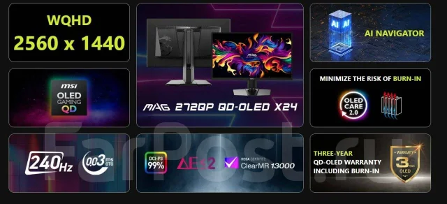 MSI. 27", ���������� OLED ����