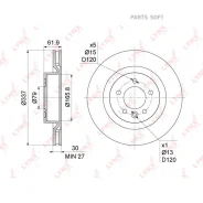 ���� ��������� ������������� (337x30) | ����� | Lynxauto BN1063 BN1063 ����