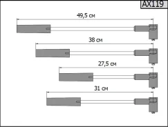 ������� ������. Logan 1.4, 1.6 8��, Clio II 1.4 8��, Megane 1.4,1.6 8��, Kangoo 1.4 8�� (Cargen) (30) AX-119 AX119 ����