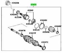 ������ � ����� -FL SXU10 2WD /43420-48030 43420-48030 ����