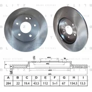 ���� ��������� Mercedes C(W202) 93- Blitz BS0646 BS0646 ����