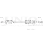 ������ � ����� �������� ������ Renault Kangoo I-II 05- (����/����) CVJ10028 ����