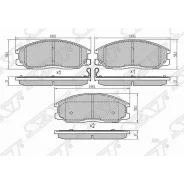 ������� ��������� ����� Hyundai Santa FE 01-06/Ssangyong Actyon 06-/Kyron 05-/KIA Sorento 03-09 SAT ST581014AA26 ST581014AA26 ����