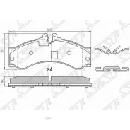 ������� ��������� �����/��� Mercedes Sprinter 901/902/903/904/906/909 SAT STA0044201520 STA0044201520 ����
