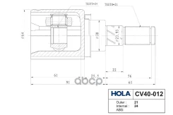 ���� ���������� ������ X-Trail (T30) (2001-2006) [178Holacv40012] CV40012 ����