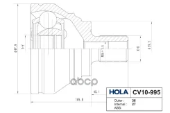 ���� �������� �������� Skoda Octavia (A5 1Z-) (2004-2013) [178Holacv10995] CV10995 ����