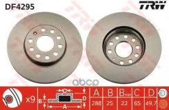 ���� ��������� �������� ������������� VW Touran/GOLF V (2004)/A3 [8P1] (2003) 288 [178Trwdf4295] DF4295 ����