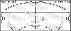 ������� ��������� �������� �������� Nissan Qashqai (J11) (2014) [178Febest0201J11EF] 0201J11EF ����