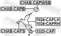 ����� | ����� ���� | OPEL, GM, Chevrolet, Holden, GMC, Daewoo, Saturndaewoo Winstorm MAXX (C [178Febest1024Caprh] 1024CAPRH ����