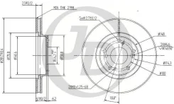 ���� ��������� �������� DF4486 (282x23) 5 ��� JD JBD0041 JBD0041 ����