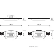 ������� ��������� �������� FORD Focus I (1998-2005)/ Fiesta IV-V (1995-2008)/ Fusion (2002-2012), Mazda 2 I (2003-2007)/121 (1987-2001) Sangsin Brake...