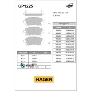 ������� ��������� �������� Sangsin Brake GP1225 GP1225 ����