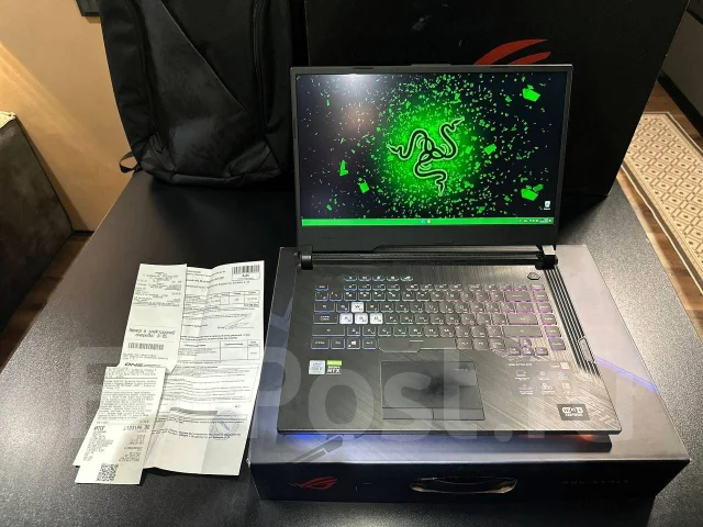 Asus ROG Strix G. 15.6", 2,3����, ��� 16 ��, ���� 500���, WiFi: 1, Bluetooth: 1, ����������� �� 3��. ����
