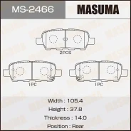 ������� ��������� ��� Nissan J10 06-13 X-Trail T 00- Tiida C11 Masuma MS2466 ����