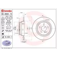���� ����. ���. [300x10] 5 ���. Mercedes W211 02- Brembo 08958411 08958411 ����
