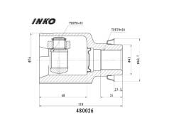 ���� ���������� 28/22 ����� ���� INKO [480026] 480026 ����