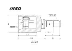 ���� ���������� 23/25 ��� ���� INKO [480027] 480027 ����