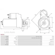 ������� Toyota Caldina (T190, T210) 92-02 / Corolla 91-02 (0,8 kW/ Z=9) S6321S ����