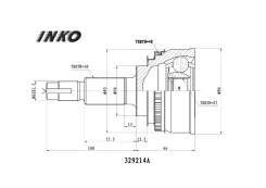 ���� ������� 30/27 ABS 48 ����� ����/��� INKO [329214A] 329214A ����