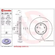 ���� ��������� Standard | ����� | Brembo 09C24310 09C24310 ����