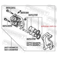 ������� ��������� �������� ����� (�� ������) 0477-V93WFLH Febest 0477V93WFLH 0477V93WFLH ����