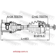 ������ �������� �����/������ 463X42 Febest 17148WF 17148WF ����