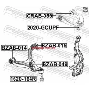 ����� ������� ��������� �������� ������! Jeep Grand Cherokee IV 10, Dodge Durango Febest 2020Gcupf 2020GCUPF ����