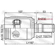 ���� ���������� ����� 30X30X27 Febest 2211SEL19LH 2211SEL19LH ����