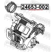 ����� ��������� ������ Renault, Nissan, LADA 24653-002 Febest 24653002 24653002 ����