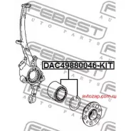 ��������� ������� �������� Mercedes E-Class 211 4 Matic 2002-2009 DAC49880046-KIT Febest DAC49880046KIT DAC49880046KIT ����