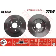 ���� ��������� ������! Ford Focus 1.4-2.0/TDCi 04 DF4372 TRW DF4372 DF4372 ����