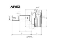 ���� ������� 24/22 ABS 48 ����� ����/��� INKO [329150A] 329150A ����