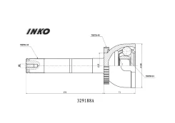 ���� ������� 30/24 ABS 48 ����� ����/��� INKO [329188A] 329188A ����