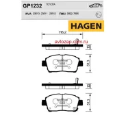������� ���������, �������� Hagen Sangsin Brake GP1232 GP1232 ����