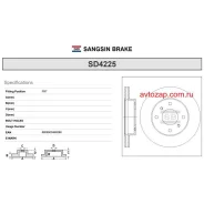 ����� ���������, �������� Sangsin Brake SD4225 SD4225 ����
