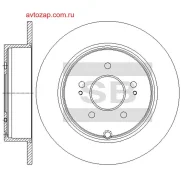 ���� ��������� ������! Mitsubishi Lancer/Outlander 2.0/2.4/3.0/2.0D/2.2D 06 Sangsin Brake SD4373 SD4373 ����