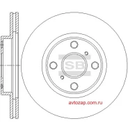 ���� ��������� ��������! Toyota Yaris 1.0-1.5 99-07 Sangsin Brake SD4678 SD4678 ����