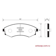 ������� �������� ���.! KIA Joice 2.0i 00, Hyundai Matrix FC 1.6i/1.8i/1.5CDRi 01 SP1054F Sangsin Brake SP1054F SP1054F ����