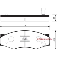 ������� ��������� ��������, �������� Sangsin Brake SP1095 SP1095 ����