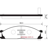������� ��������� ��������, �������� Sangsin Brake SP1140 SP1140 ����