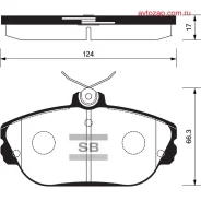 ������� �������� �.! Ford Windstar 3.0i V6/3.8i V6 95-99, Lincoln Continental 93-94 SP1263 Sangsin Brake SP1263 SP1263 ����