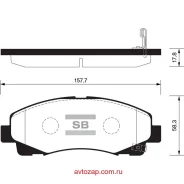 ������� �������� �. Acura TL 09, Honda Ridqeline 06-11 SP1470SNS [45022SJCA00] ! Sangsin Brake SP1470 SP1470 ����
