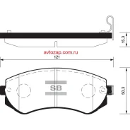 ������� �������� �. Nissan Almera 1.4i-2.0D 96 SP1492SNS GDB3208=FDB1166=317 12=222253 ! Sangsin Brake SP1492 SP1492 ����