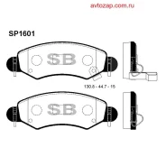 ������� �������� �����.! Suzuki Wagon/Ignis II R+ 1.3i/1.5i/1.3DDiS, Subaru Justy 1.3/1.5 03 SP1601 Sangsin Brake SP1601 SP1601 ����