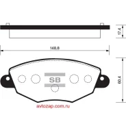 ������� �������� ��������! Ford Mondeo III 1.8i-2.5i/2.0Di 00 SP2030 Sangsin Brake SP2030 SP2030 ����
