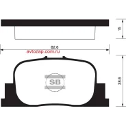 ������� �������� ������! Toyota Camry2.2i/3.0i 00-01 SP2042 Sangsin Brake SP2042 SP2042 ����