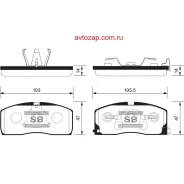 ������� ���������, �������� Sangsin Brake SP2154 SP2154 ����